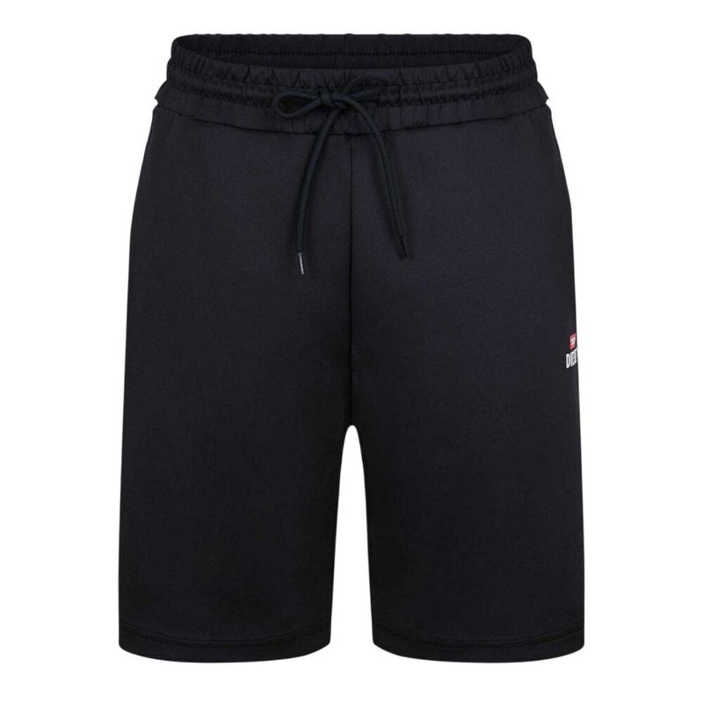 Diesel Mens Fleece Sweat Shorts / Black